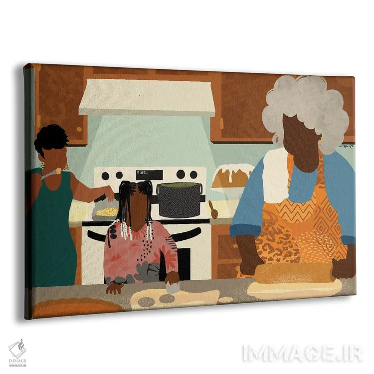 تابلو انتقال دادن (به نسل بعد) اثر دیلاشه آرتیستری (استودیو هنری) - نمای پرسپکتیو محصول