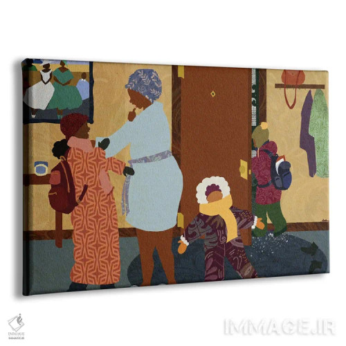 تابلو غمانگیزی صبح زمستان اثر دیلاشه آرتیستری (استودیو هنری) - نمای پرسپکتیو محصول