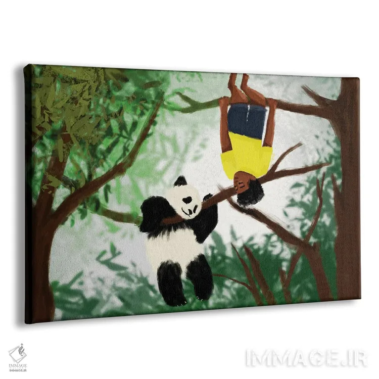 تابلو پسران سیاهپوست هم میتوانند ماجراجو باشند اثر دیلاشه آرتیستری (استودیو هنری) - نمای پرسپکتیو محصول