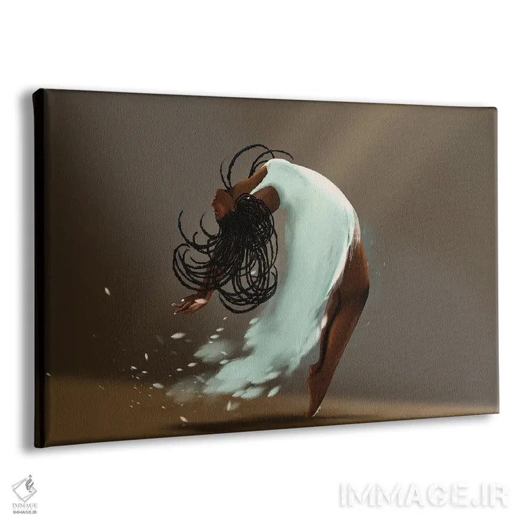 تابلو تسلیمناپذیر اثر دیلاشه آرتیستری (استودیو هنری) - نمای پرسپکتیو محصول