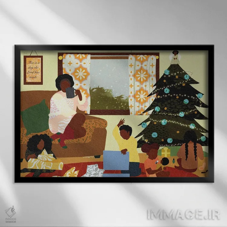 تابلو میدانم گفتم قرار نیست چیزی بگیری... اثر دیلاشه آرتیستری (استودیو هنری) - نمای قابدار مشکی