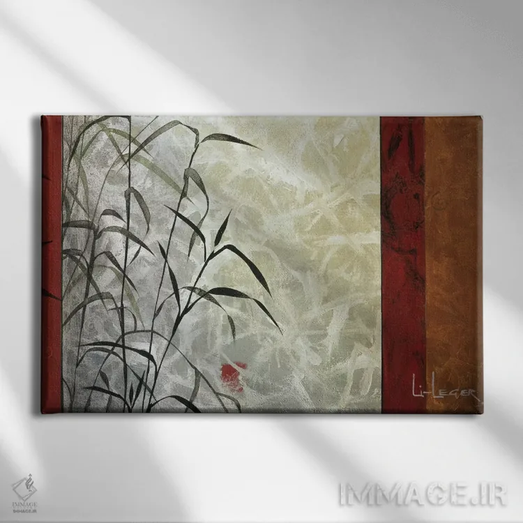 تابلو نمایی از هوانگشان (کوهستان چین) اثر دان لی-لگر - نمای روبهرو روی دیوار