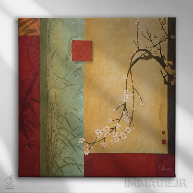 تابلو همسرایی بهاری اثر دان لی-لگر - نمای روبهرو روی دیوار