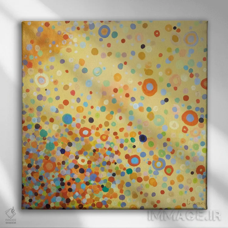 تابلو تنوع اثر دان لی-لگر - نمای روبهرو روی دیوار