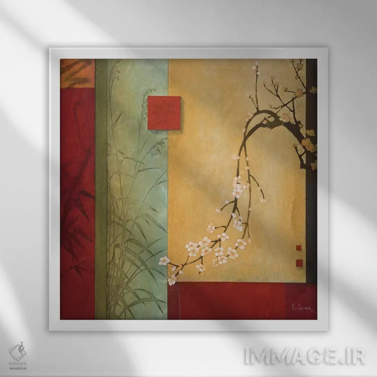 تابلو همسرایی بهاری اثر دان لی-لگر - نمای قابدار سفید