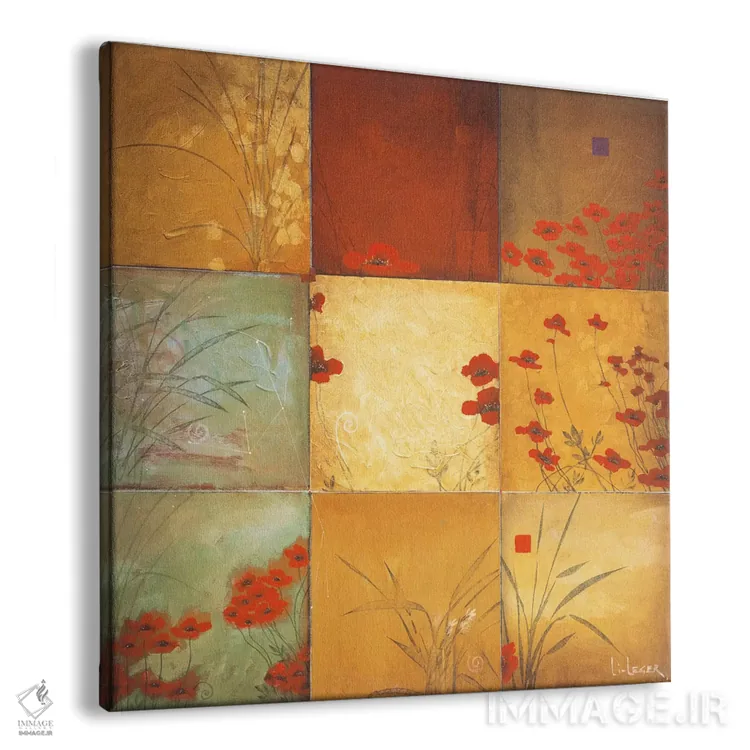 تابلو خشخاش نهتکه اثر دان لی-لگر - نمای پرسپکتیو محصول