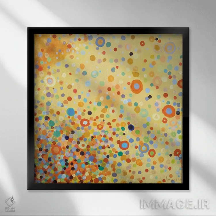 تابلو تنوع اثر دان لی-لگر - نمای قابدار مشکی