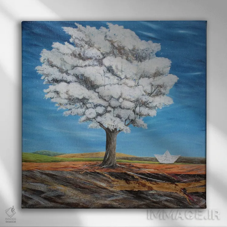 تابلو فراتر از دریا اثر دوناتو لاراتوندا - نمای روبهرو روی دیوار