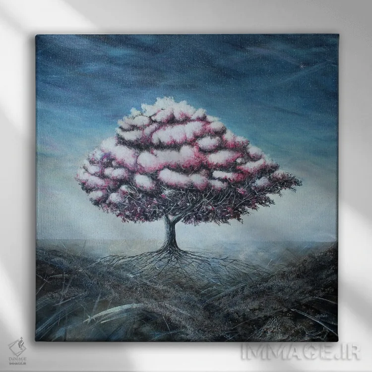 تابلو از میان خارها... اثر دوناتو لاراتوندا - نمای روبهرو روی دیوار