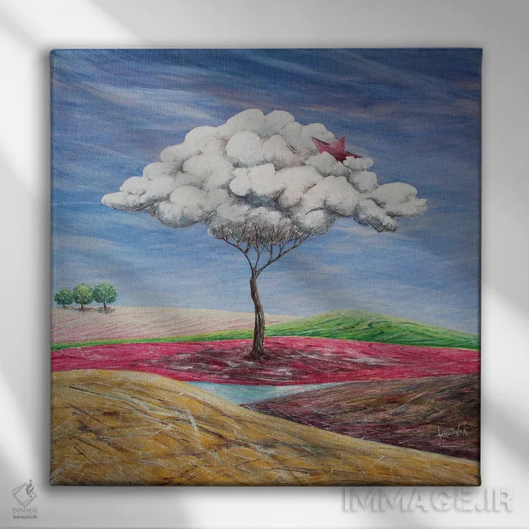 تابلو ناتوانی دنیوی اثر دوناتو لاراتوندا - نمای روبهرو روی دیوار