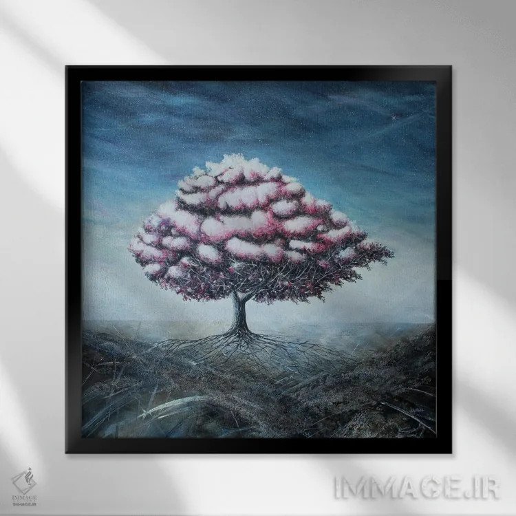 تابلو از میان خارها... اثر دوناتو لاراتوندا - نمای قابدار مشکی