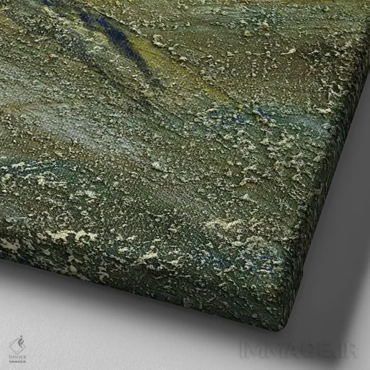 تابلو ستارهٔ درخشان اثر دوناتو لاراتوندا - نمای نزدیک بافت بوم