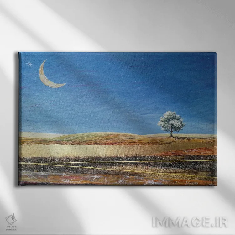 تابلو مزرعهٔ ستارگان اثر دوناتو لاراتوندا - نمای روبهرو روی دیوار