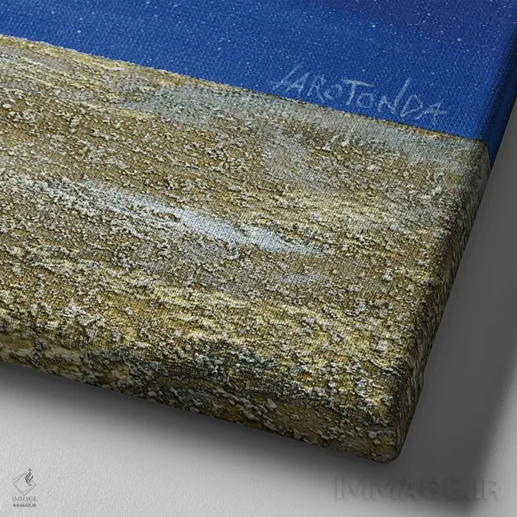 تابلو درخت رؤیاها اثر دوناتو لاراتوندا - نمای نزدیک بافت بوم