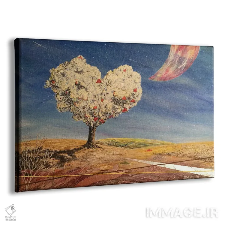 تابلو رقص ریتمیک و ملایم هوا اثر دوناتو لاراتوندا - نمای پرسپکتیو محصول