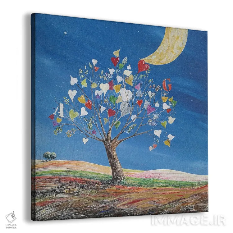 تابلو جذابیت در غروب اثر دوناتو لاراتوندا - نمای پرسپکتیو محصول