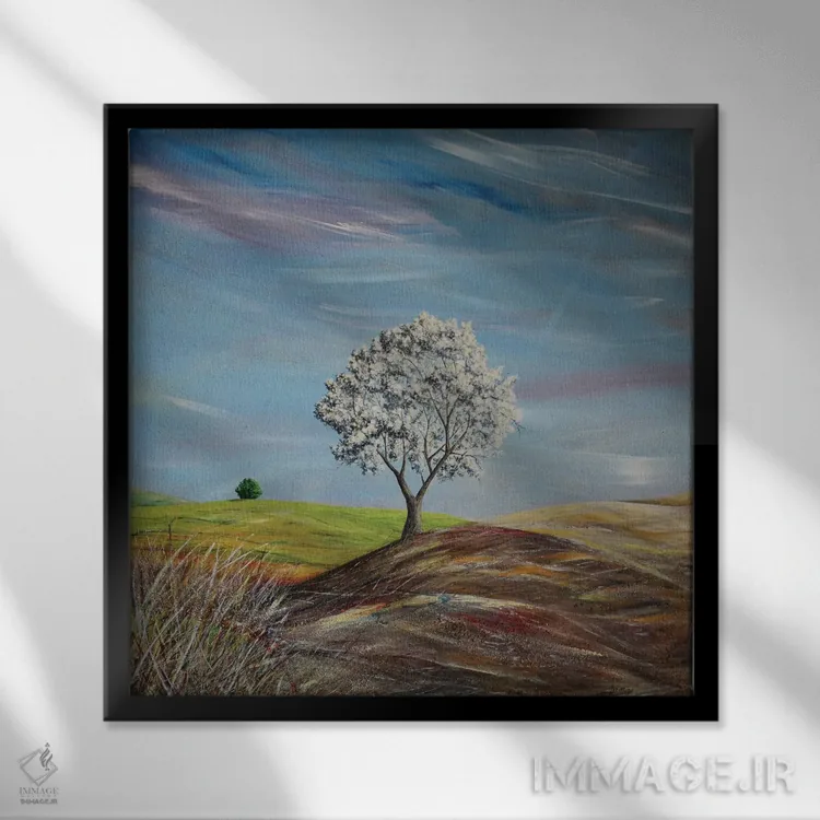 تابلو بیداری شماره ۲ اثر دوناتو لاراتوندا - نمای قابدار مشکی