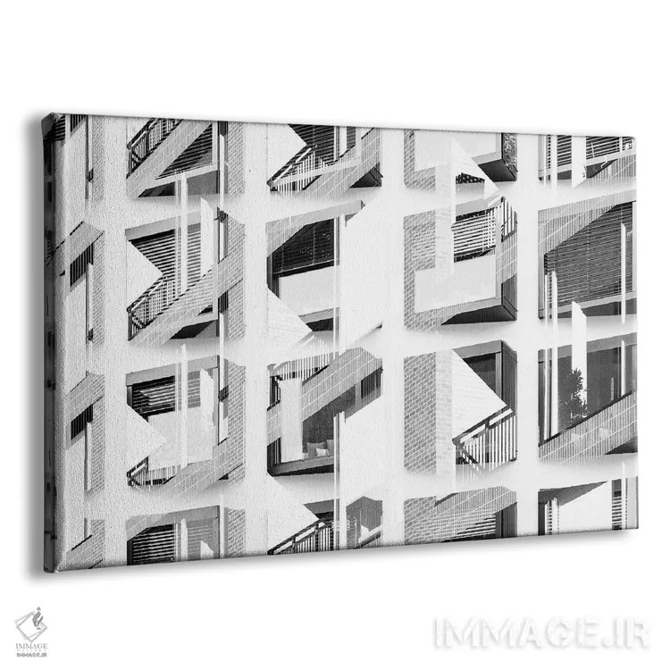 تابلو الگوی پنجرهها شماره ۱۹ اثر دانیلو د آلکساندریا - نمای پرسپکتیو محصول