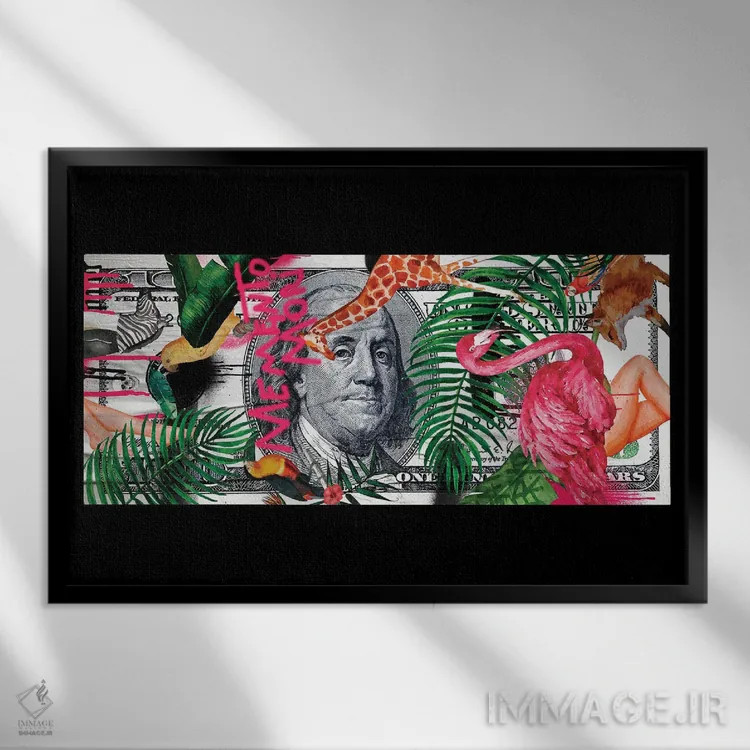 تابلو یادآور مرگ | پول اثر دانیلو د آلکساندریا - نمای قابدار مشکی