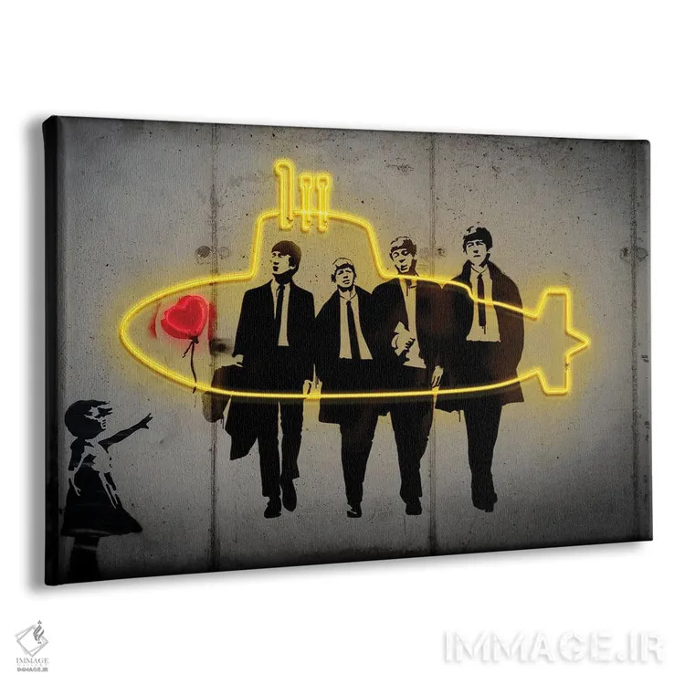 تابلو نئون برای بیتلز (گروه موسیقی) اثر دانیلو د آلکساندریا - نمای پرسپکتیو محصول