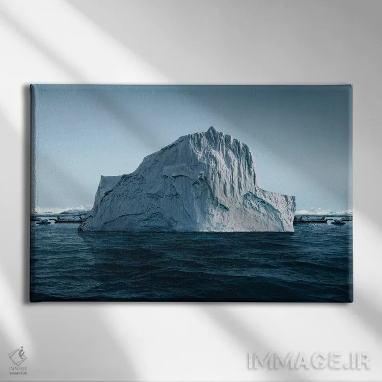 تابلو کوه یخ | عکس II اثر دانیلو د آلکساندریا - نمای روبهرو روی دیوار
