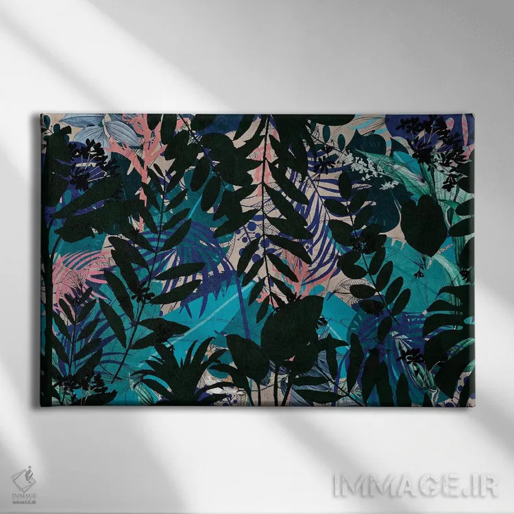 تابلو هنر برگ هجده اثر دانیلو د آلکساندریا - نمای روبهرو روی دیوار