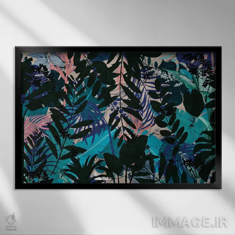 تابلو هنر برگ هجده اثر دانیلو د آلکساندریا - نمای قابدار مشکی