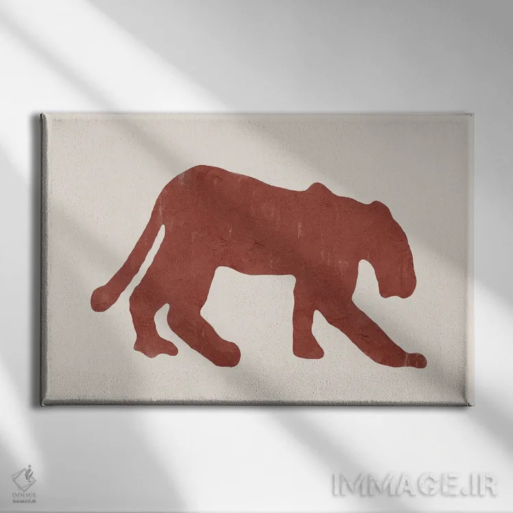 تابلو شیر ماده سه اثر دانیلو د آلکساندریا - نمای روبهرو روی دیوار