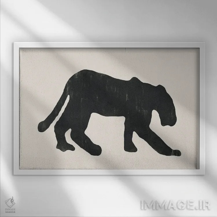 تابلو شیر ماده یک اثر دانیلو د آلکساندریا - نمای قابدار سفید