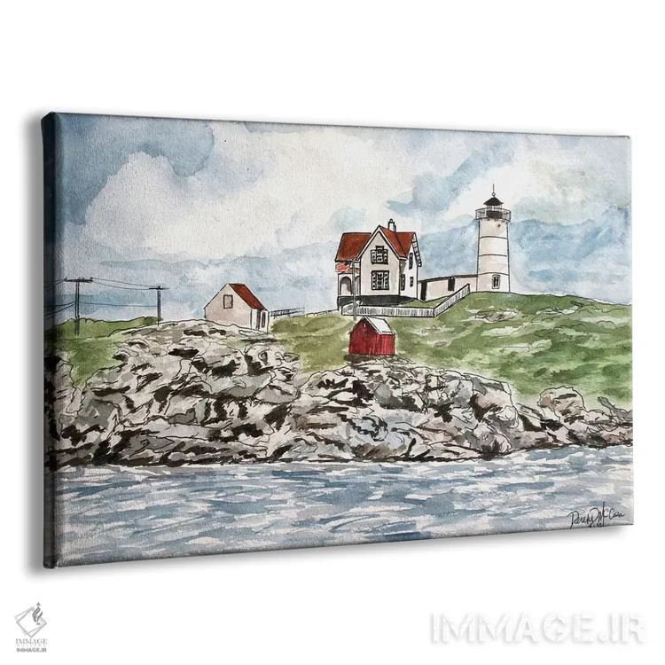 تابلو فانوس دریایی کیپ ندیک اثر درک مککری - نمای پرسپکتیو محصول