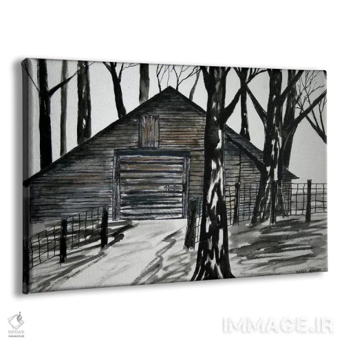 تابلو طویله روستایی اثر درک مککری - نمای پرسپکتیو محصول