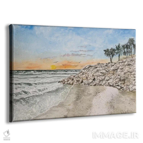 تابلو تابلوی ساحل بردنتون اثر درک مککری - نمای پرسپکتیو محصول