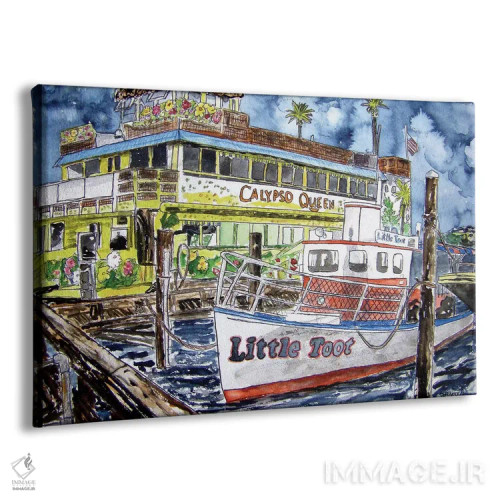 تابلو قایق کلیرواتر (آبهای زلال) اثر درک مککری - نمای پرسپکتیو محصول