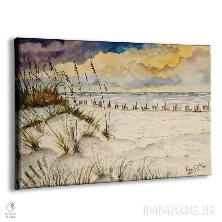تابلو ساحل دستین، فلوریدا اثر درک مککری - نمای پرسپکتیو محصول