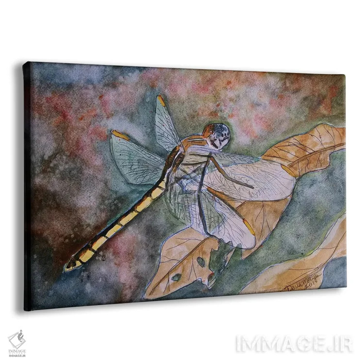 تابلو سنجاقک I اثر درک مککری - نمای پرسپکتیو محصول