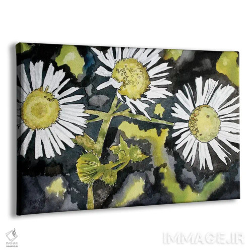 تابلو گلهای هیث آستر اثر درک مککری - نمای پرسپکتیو محصول