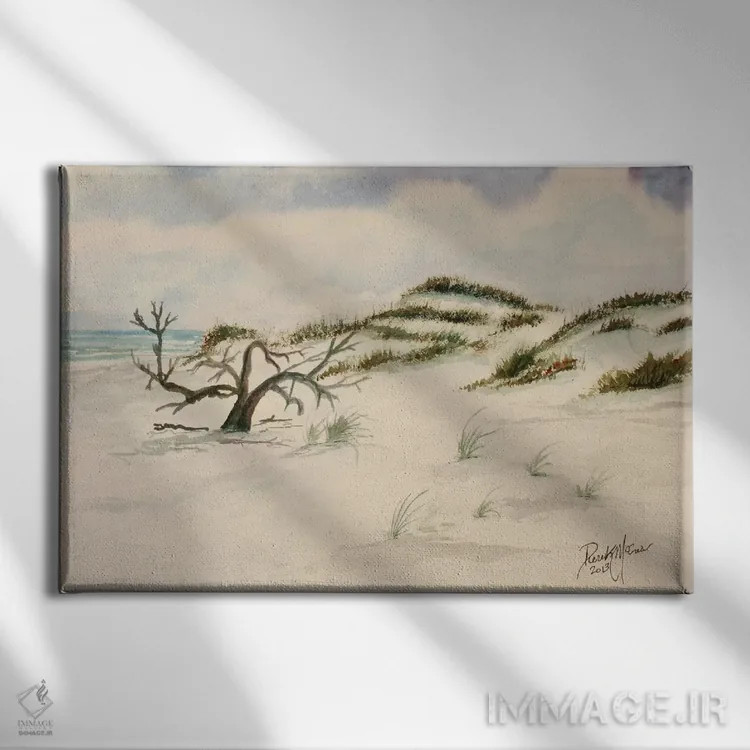 تابلو ساحل فورت والتون اثر درک مککری - نمای روبهرو روی دیوار