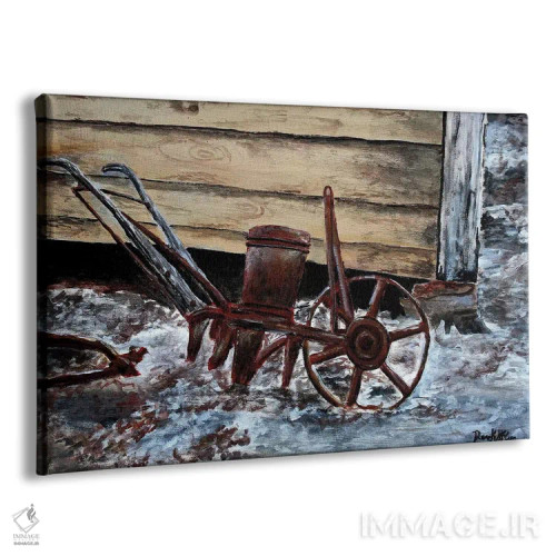 تابلو شخمزنی مزرعه قدیمی اثر درک مککری - نمای پرسپکتیو محصول