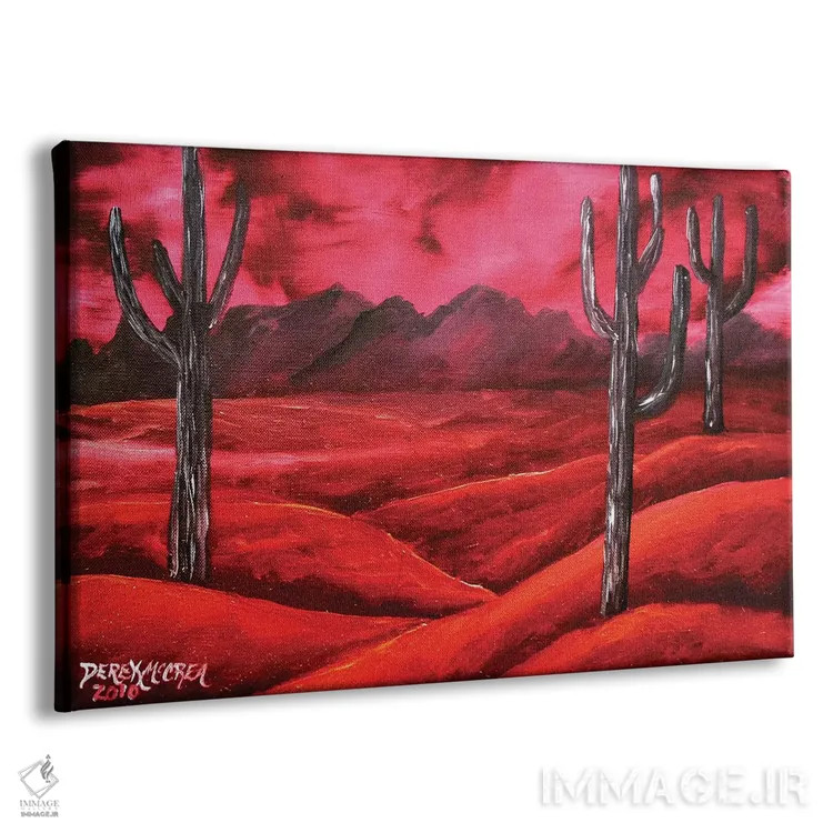 تابلو بیابان جنوبغربی اثر درک مککری - نمای پرسپکتیو محصول