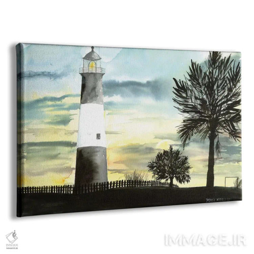 تابلو فانوس دریایی جزیره تایبی اثر درک مککری - نمای پرسپکتیو محصول