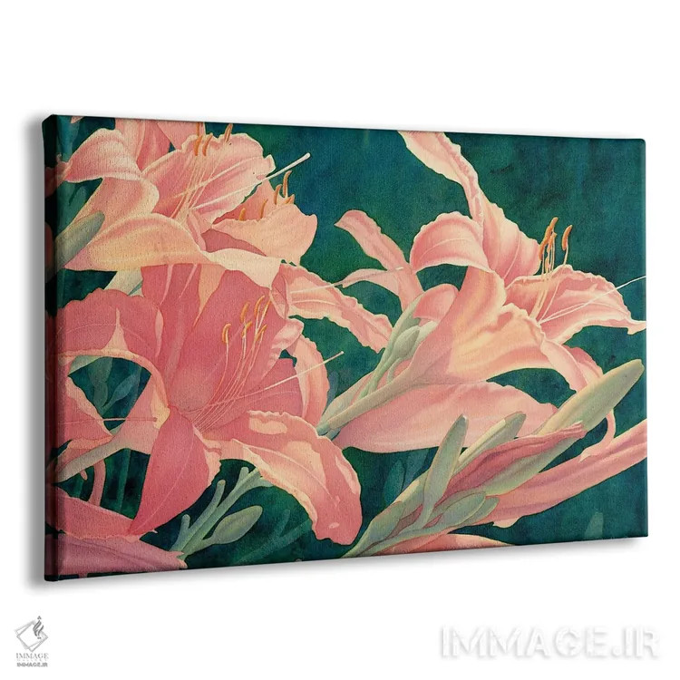 تابلو همه در یک روز - زنبق روزانه اثر دیانا میلر-پیرس - نمای پرسپکتیو محصول