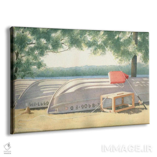 تابلو در انتظار ماهی اثر دیانا میلر-پیرس - نمای پرسپکتیو محصول