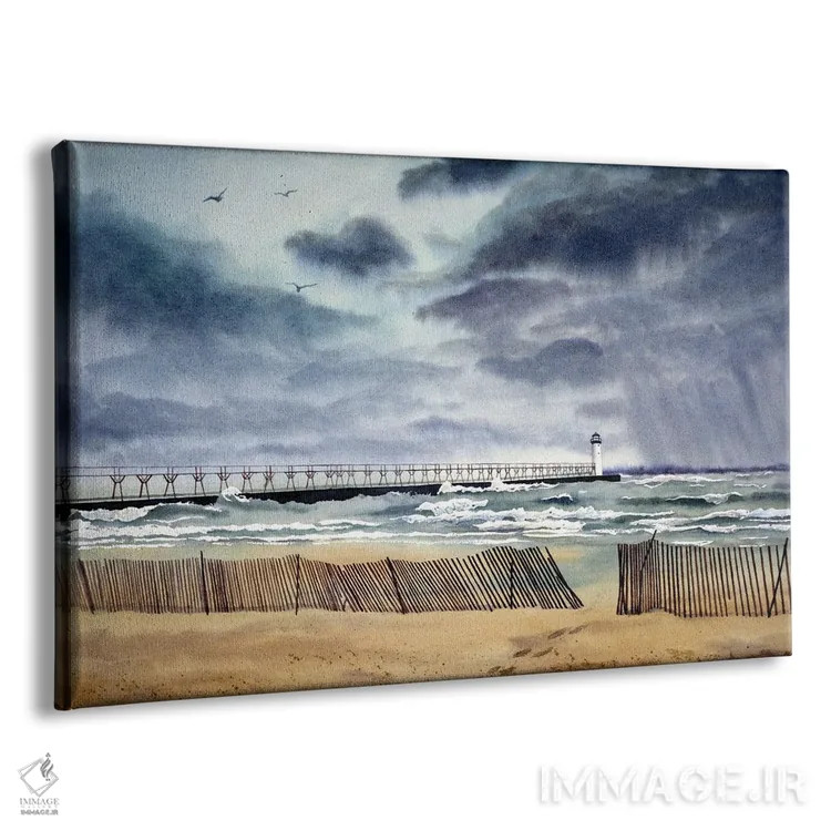 تابلو مهمان اثر دیانا میلر-پیرس - نمای پرسپکتیو محصول