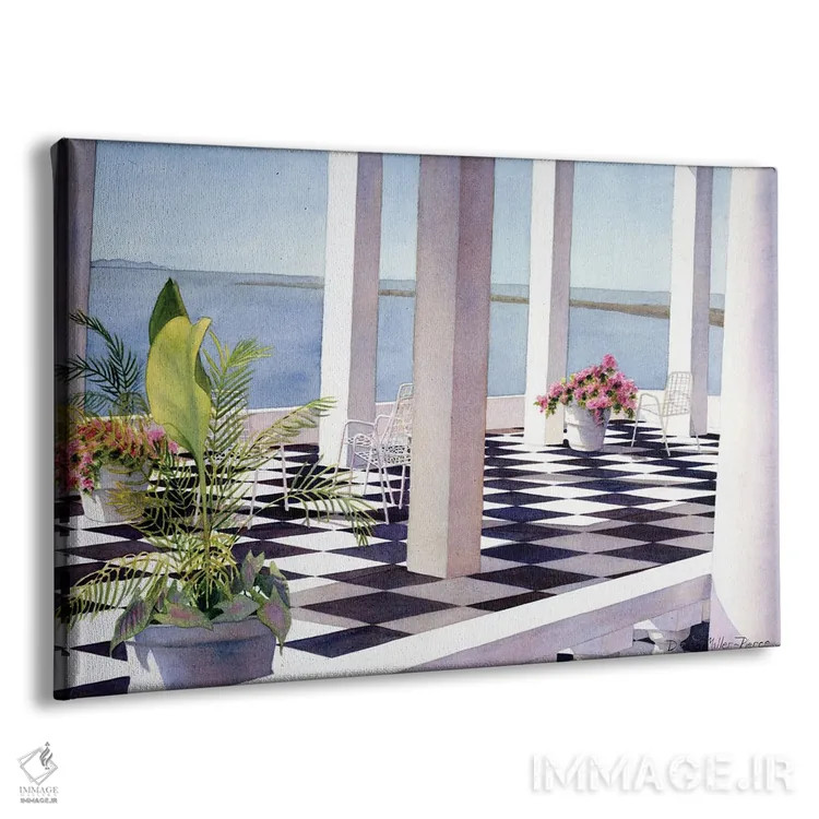 تابلو آفتاب کارائیب اثر دیانا میلر-پیرس - نمای پرسپکتیو محصول