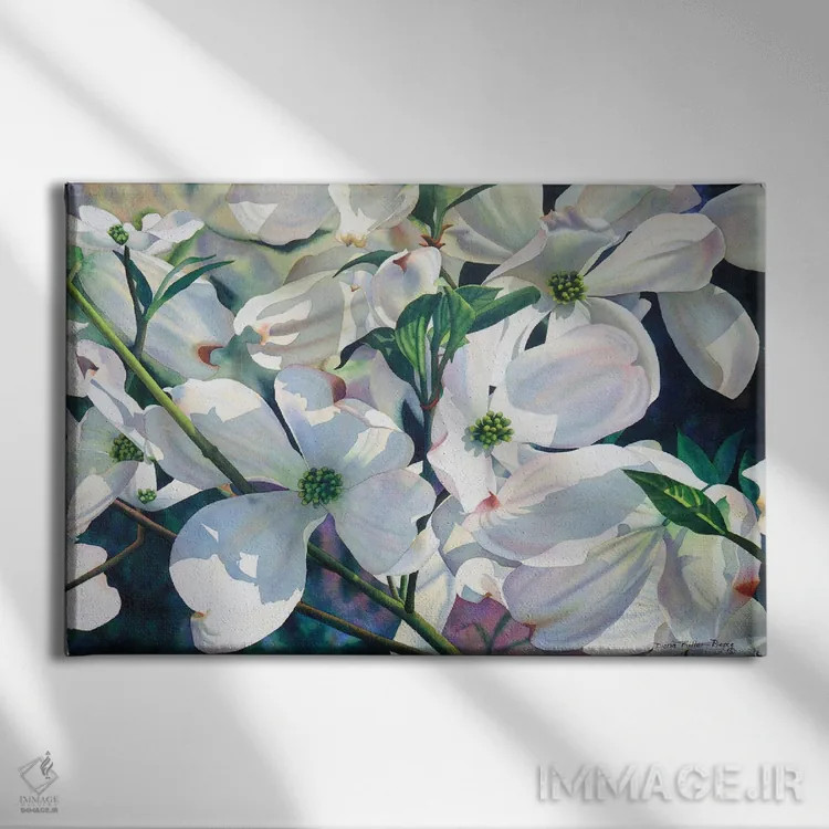 تابلو والس II (رقص والس) اثر دیانا میلر-پیرس - نمای روبهرو روی دیوار