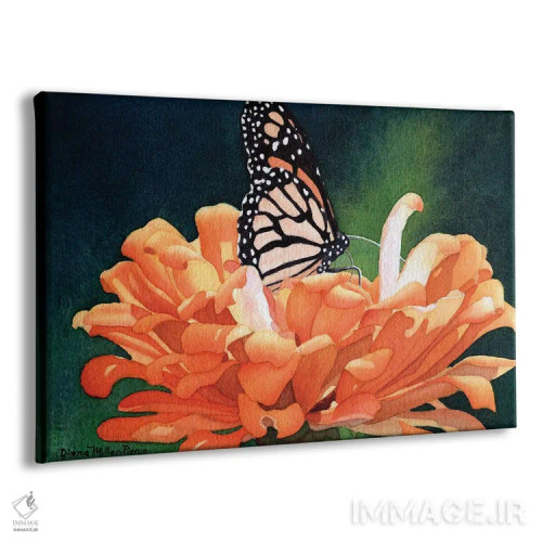 تابلو جواهرنشان - پروانهٔ سلطنتی اثر دیانا میلر-پیرس - نمای پرسپکتیو محصول