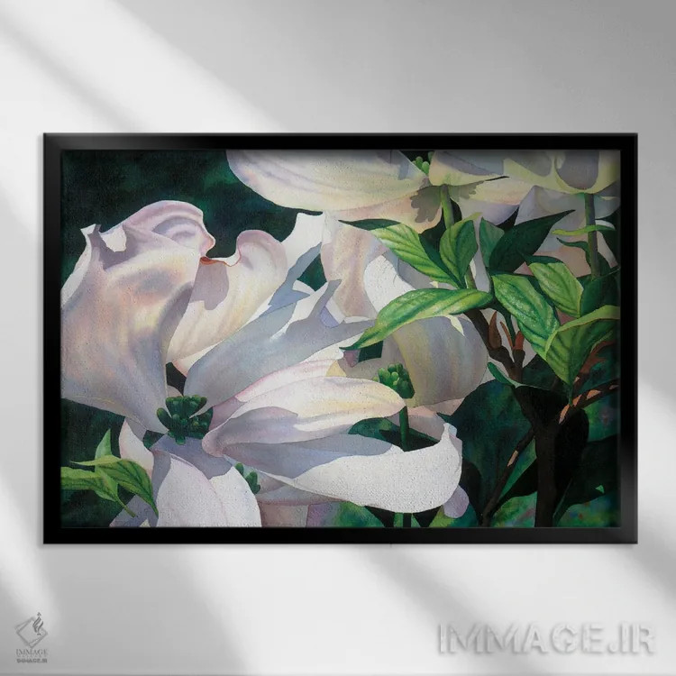 تابلو والس I (رقص والس) اثر دیانا میلر-پیرس - نمای قابدار مشکی