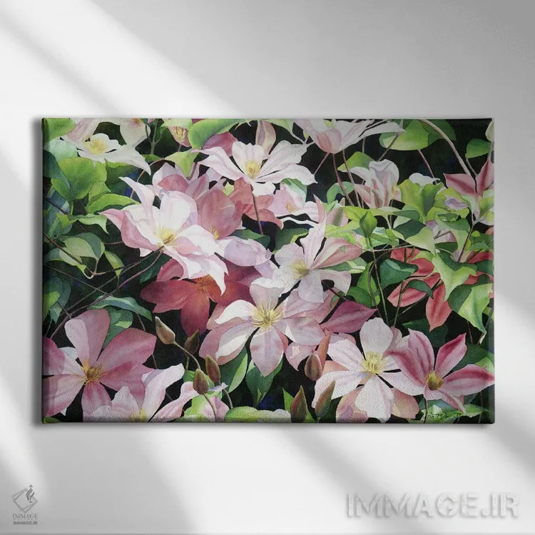 تابلو شروع III اثر دیانا میلر-پیرس - نمای روبهرو روی دیوار