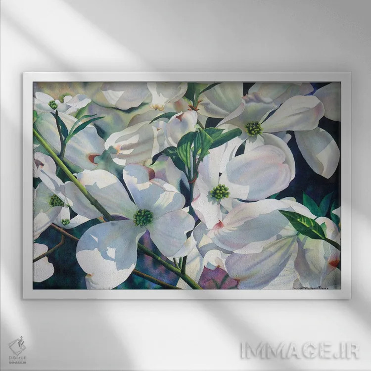 تابلو والس II (رقص والس) اثر دیانا میلر-پیرس - نمای قابدار سفید