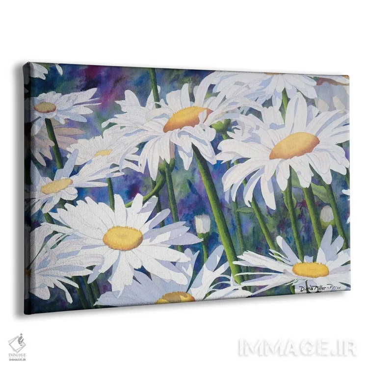 تابلو گلهای مروارید را نشمار اثر دیانا میلر-پیرس - نمای پرسپکتیو محصول